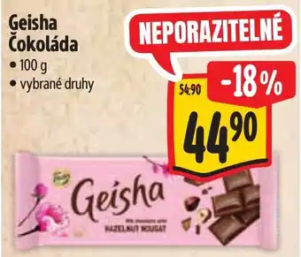 Albert Geisha Čokoláda nabídka