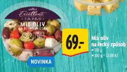Albert Albert excellent tapas mix oliv na řecký způsob nabídka