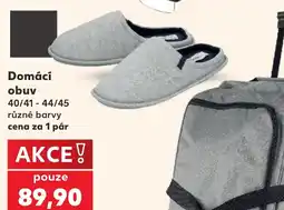 Kaufland Domácí obuv nabídka