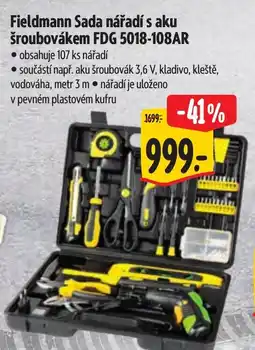 Albert Fieldmann Sada nářadí s aku šroubovákem FDG 5018-108AR nabídka