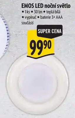 Albert Emos led noční světlo nabídka