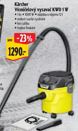Albert Kärcher víceúčelový vysavač KWD 1 W nabídka