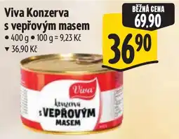 Albert Viva konzerva s vepřovým masem nabídka