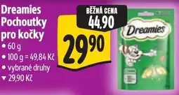 Albert Dreamies Pochoutky pro kočky nabídka