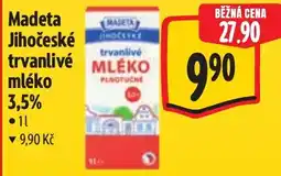 Albert Madeta Jihoceske trvanlivé mléko nabídka
