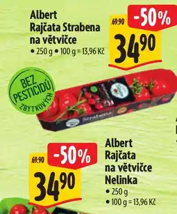 Albert Albert Rajčata Strabena na větvičce nabídka