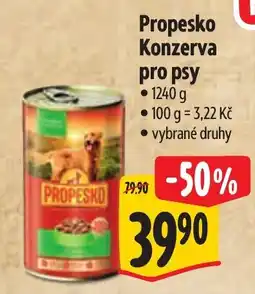 Albert Propesko konzerva pro psy nabídka