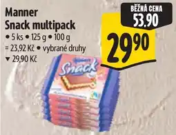 Albert Manner Snack multipack nabídka