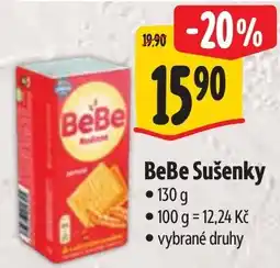 Albert BeBe Sušenky nabídka
