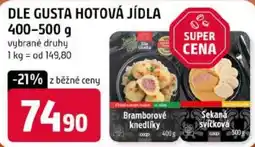 Trefa Dle Gusta hotová jídla nabídka