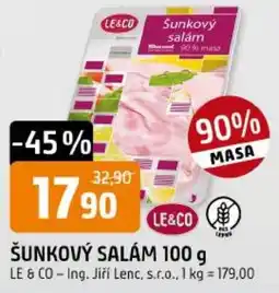 Trefa Le&co šunkový salám nabídka