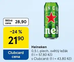 Tesco Heineken světlý ležák nabídka