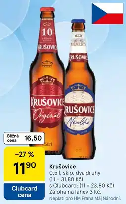 Tesco Krušovice nabídka