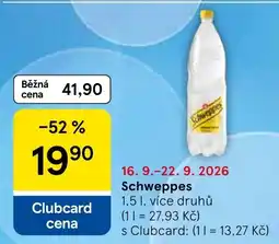 Tesco Schweppes nabídka