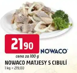 Trefa Nowaco matjesy s cibulí nabídka