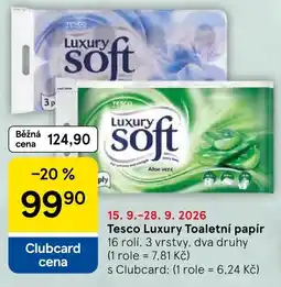 Tesco Tesco Luxury Toaletní papír nabídka