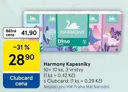 Tesco Harmony kapesníky nabídka