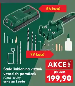 Kaufland Fradline sada šablon na vrtání/vrtacích pomůcek nabídka
