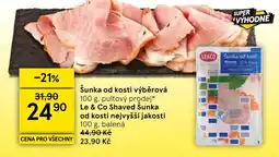 Tesco Le & Co Šunka od kosti nabídka