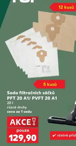 Kaufland Sada filtračních sáčků pft 20 a1/ pvft 20 a1 nabídka