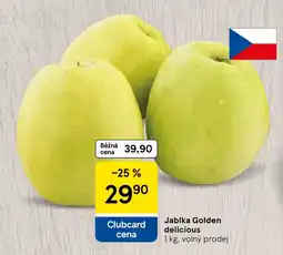 Tesco Jablká Golden delicious nabídka
