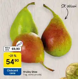 Tesco Hrušky Qtee nabídka