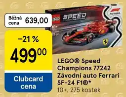 Tesco lego speed champions závodní auto ferrari sf-24 f1 nabídka