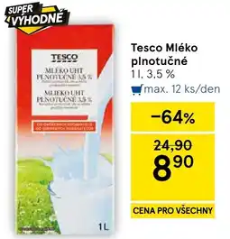 Tesco Tesco Mléko plnotučné nabídka