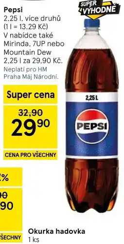 Tesco Pepsi nabídka