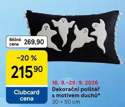 Tesco Dekorační polštář s motivem duchů nabídka
