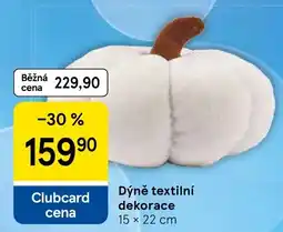 Tesco Dýně textilní dekorace nabídka