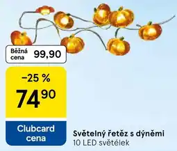 Tesco Světelný řetěz s dýněmi nabídka