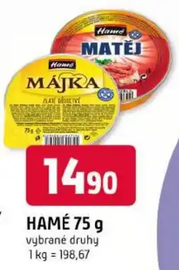 Trefa Hamé májka nabídka