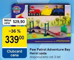 Tesco Paw Patrol Adventure Bay Herní sada nabídka