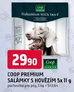 Trefa Coop Premium salámky s hovězím nabídka