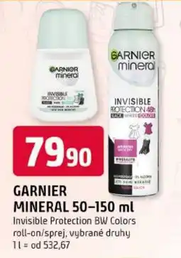Trefa Garnier mineral Invisible Protection BW Colors nabídka