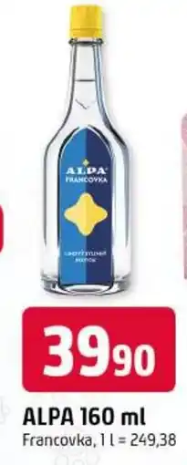 Trefa Alpa francovka nabídka