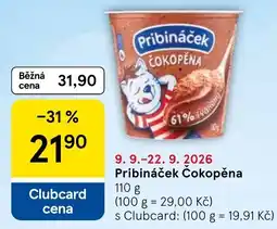Tesco Pribináček Čokopěna nabídka