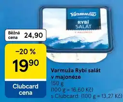 Tesco Varmuza rybí salát v majonéze nabídka