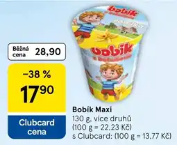 Tesco Bobík Maxi nabídka