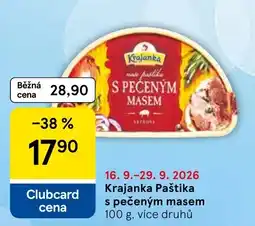 Tesco Krajanka Paštika s pečeným masem nabídka