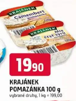 Trefa Krajánek pomazánka nabídka