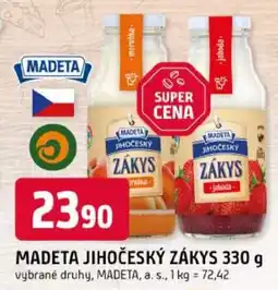 Trefa Madeta jihočeský zákys nabídka