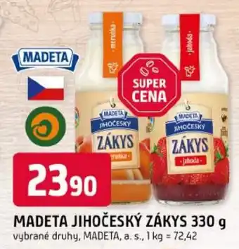 Trefa Madeta jihočeský zákys nabídka