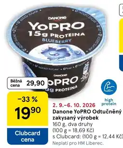 Tesco Danone YoPRO nabídka