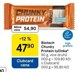 Tesco Biotech Chunky Protein tyčinka nabídka