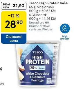 Tesco Tesco high protein kaše nabídka