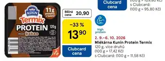 Tesco Kunin protein termix nabídka