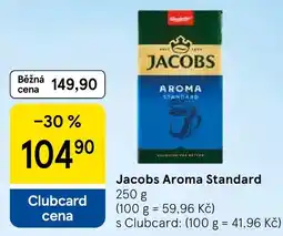Tesco Jacobs aroma standard nabídka