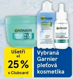 Tesco Garnier vybraná pleťová kosmetika nabídka